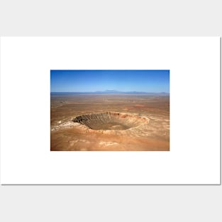 Meteor crater, Arizona (E670/0041) Posters and Art